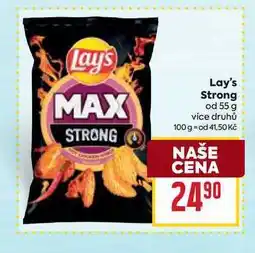 Billa Lay's Strong od 55g nabídka