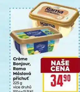 Billa Máslová příchuť 225 g nabídka