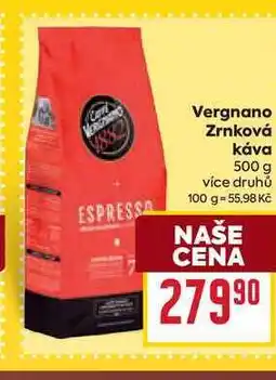 Billa Vergnano Zrnková Κάνα 500 g nabídka