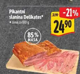 Albert Pikantní slanina Delikates 100 g nabídka