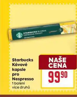Billa Starbucks Κάνονé kapsle pro Nespresso 1 balení nabídka