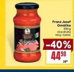 Billa Franz Josef Omáčka 350 g nabídka
