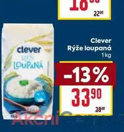 Billa Clever Rýže loupaná 1kg nabídka
