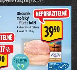 Albert Okounik mořský - filet s kůží 100 g nabídka