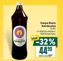 Billa Carpe Diem Kombucha 0,75l nabídka