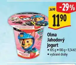 Albert Olma Jahodový jogurt 105 g nabídka