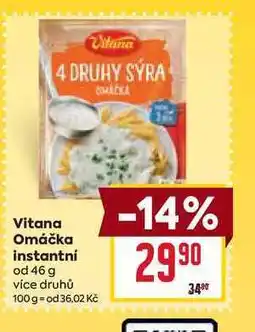 Billa Vitana Omáčka instantní od 46 g nabídka