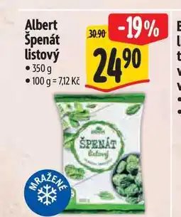 Albert Albert Špenát listový 350 g nabídka