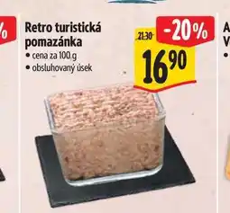 Albert Retro turistická pomazánka 100 g nabídka