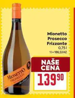 Billa Mionetto Prosecco Frizzante 0,75l nabídka