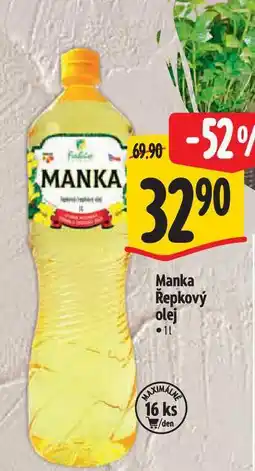Albert Manka Řepkový olej 1 l nabídka