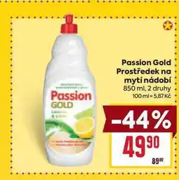 Billa Passion Gold Prostředek na mytí nádobí 850 ml nabídka