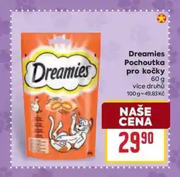 Billa Dreamies Pochoutka pro kočky 60 g nabídka