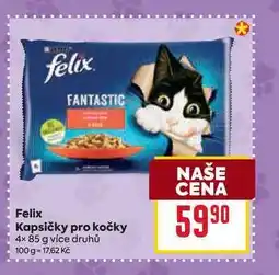 Billa Felix Kapsičky pro kočky 4x 85 g nabídka
