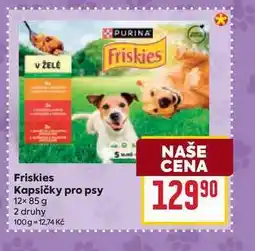 Billa Friskies Kapsičky pro psy 12x 85 g nabídka