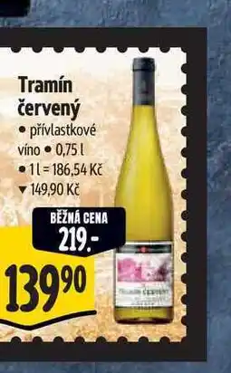 Albert Tramín červený 0,75 l nabídka
