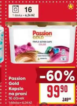 Billa Passion Gold Kapsle na praní 16 dávek nabídka