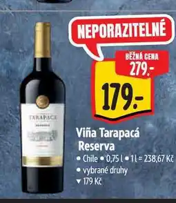 Albert Viña Tarapacá Reserva 0,75 l nabídka
