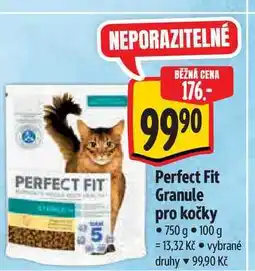Albert Perfect Fit Granule pro kočky 750 g nabídka
