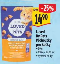 Albert Loved By Pets Pochoutky pro kočky 50g nabídka