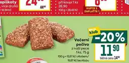 Billa Večerní pečivo z naší pece 1ks, 75 g nabídka