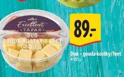 Albert Duo-gouda kostky/fuet 100 g nabídka