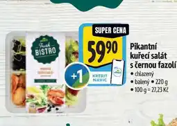 Albert Pikantní kuřecí salát s černou fazolí 220 g nabídka