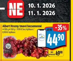 Albert Albert Hrozny tmavé bezsemenné 500 g nabídka