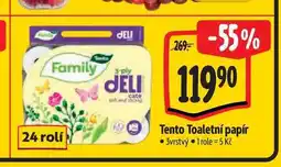 Albert Tento Toaletní papír 3vrstvý 24 rolí nabídka