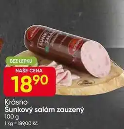 Hruška Šunkový salám zauzený 100 g nabídka
