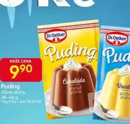 Hruška Dr. Oetker Puding s příchutí 38g nabídka