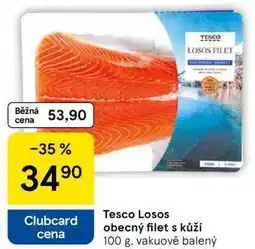 Tesco Tesco Losos obecný filet s kůží, 100 g nabídka