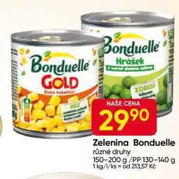 Hruška Bonduelle hrášek různé druhy 150-200 g/PP 130-140 g nabídka
