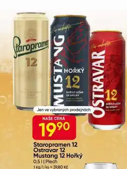 Hruška Staropramen 12 0,5l Plech nabídka
