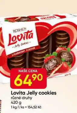 Hruška Lovita Jelly cookies různé druhy 420 g nabídka