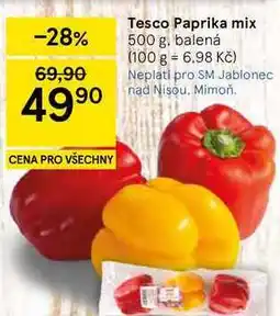 Tesco Tesco Paprika mix, 500 g. balená nabídka