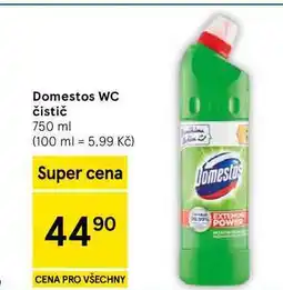 Tesco Domestos WC čistič, 750 ml nabídka