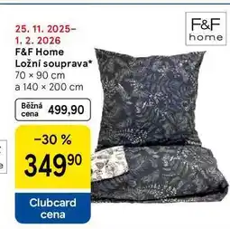 Tesco F&F Home Ložní souprava, 70 x 90 cm a 140 x 200 cm nabídka