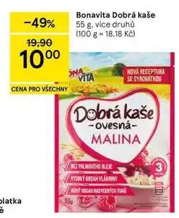 Tesco Bonavita Dobrá kaše, 55 g. více druhů nabídka