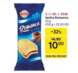 Tesco Sedita Romanca, 40 g nabídka