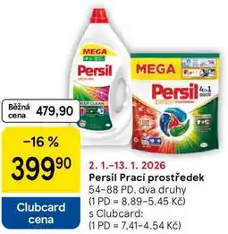 Tesco Persil Prací prostředek, 54-88 PD, dva druhy nabídka