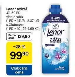 Tesco Lenor Aviváž, 47-59 PD. více druhů nabídka