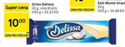 Tesco Orion Delissa, 30 g, více druhů nabídka