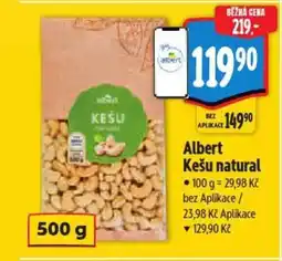Albert Albert Kešu natural nabídka