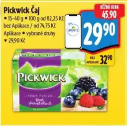 Albert Pickwick Čaj nabídka