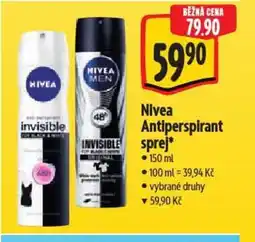Albert NIVEA Antiperspirant sprej nabídka