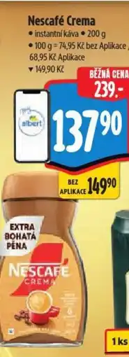 Albert Nescafé Crema nabídka