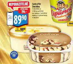 Albert Carte d'Or Zmrzlina nabídka