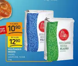 Flop SEDLČANSKÁ MOUKA hladká, polohrubá, hrubá 1 kg nabídka
