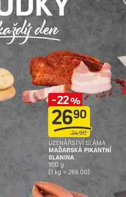 Flop MAĎARSKÁ PIKANTNÍ SLANINA 100 g nabídka